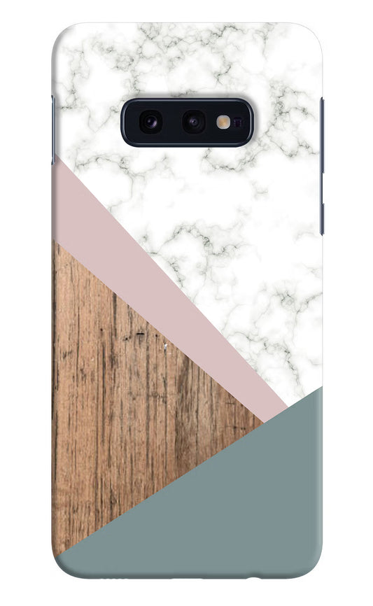 Marble wood Abstract Samsung S10E Hard Case Back Cover by Casekaro