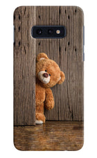 Teddy Wooden Samsung S10E Hard Case Back Cover by Casekaro