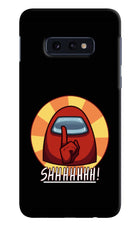 Among Us Shhh! Samsung S10E Hard Case Back Cover by Casekaro