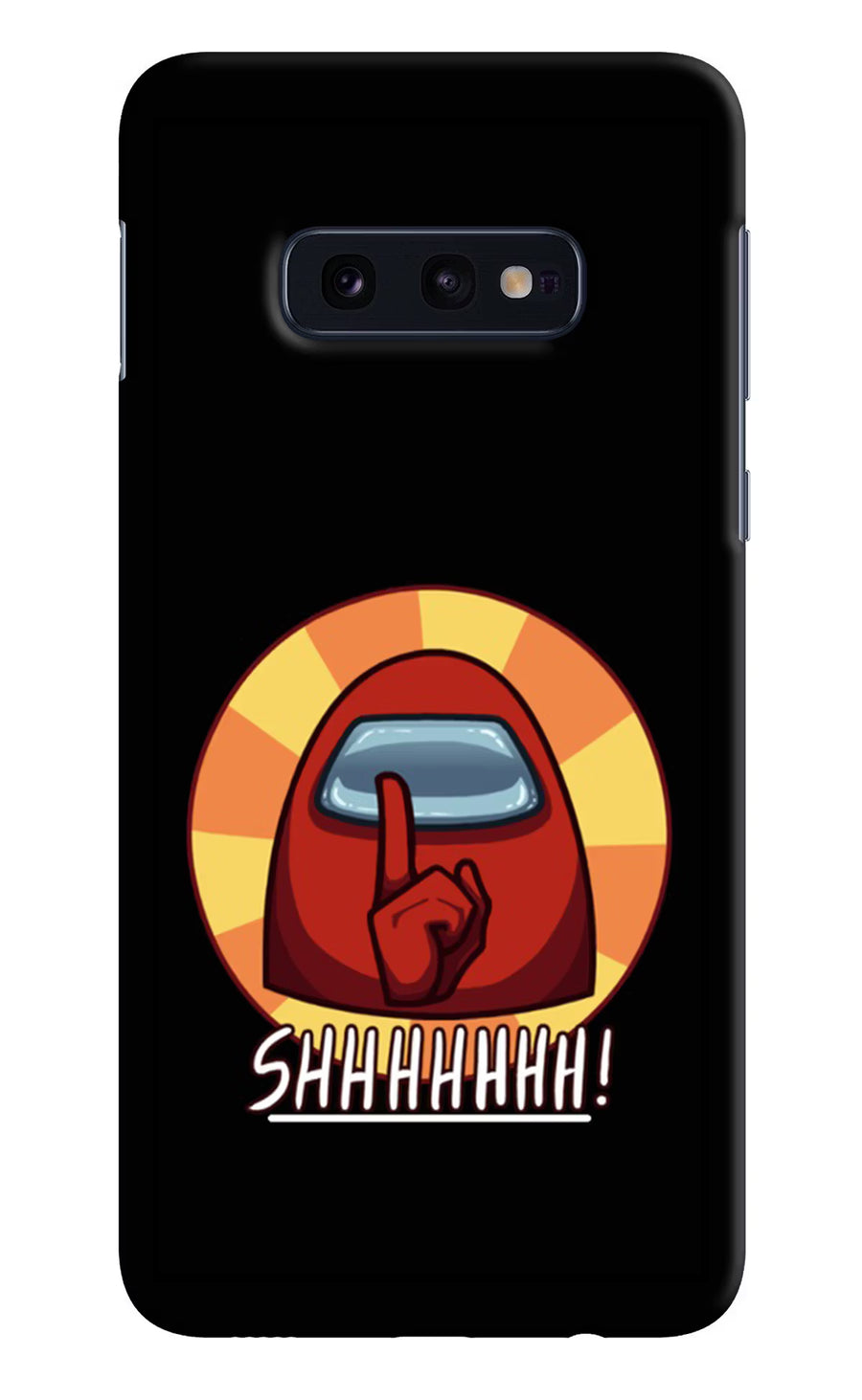 Among Us Shhh! Samsung S10E Back Cover, Hard case