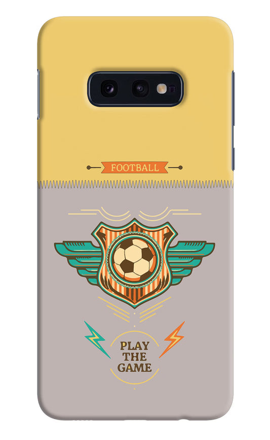 Football Samsung S10E Hard Case Back Cover by Casekaro
