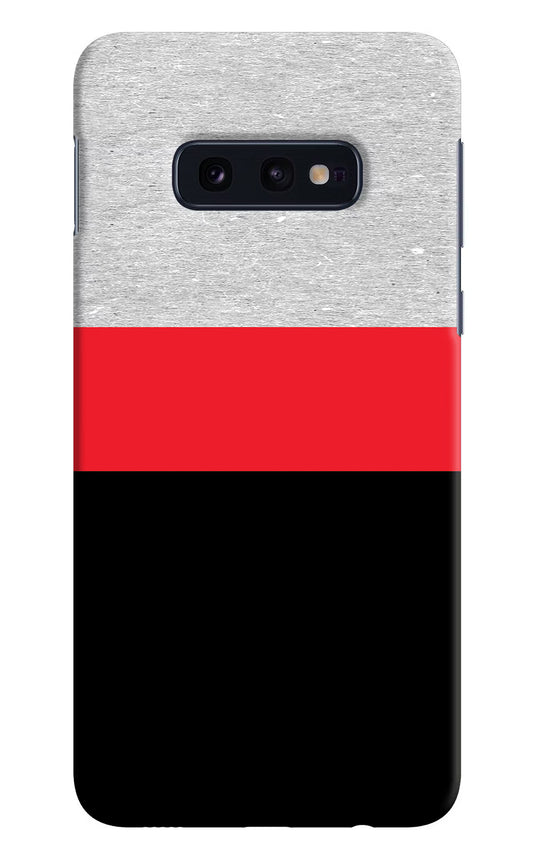 Tri Color Pattern Samsung S10E Hard Case Back Cover by Casekaro