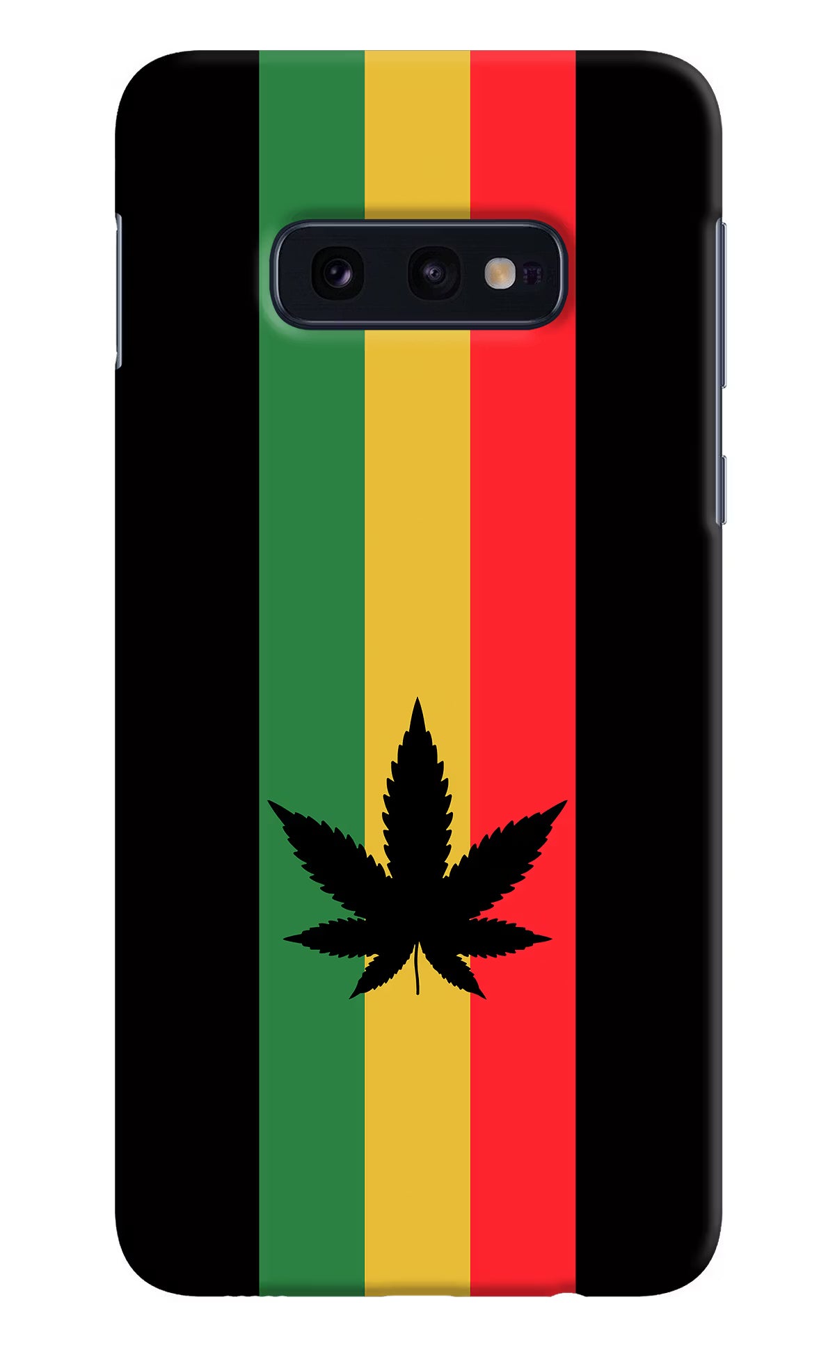 Weed Flag Samsung S10E Hard Case Back Cover by Casekaro