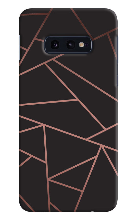 Geometric Pattern Samsung S10E Hard Case Back Cover by Casekaro