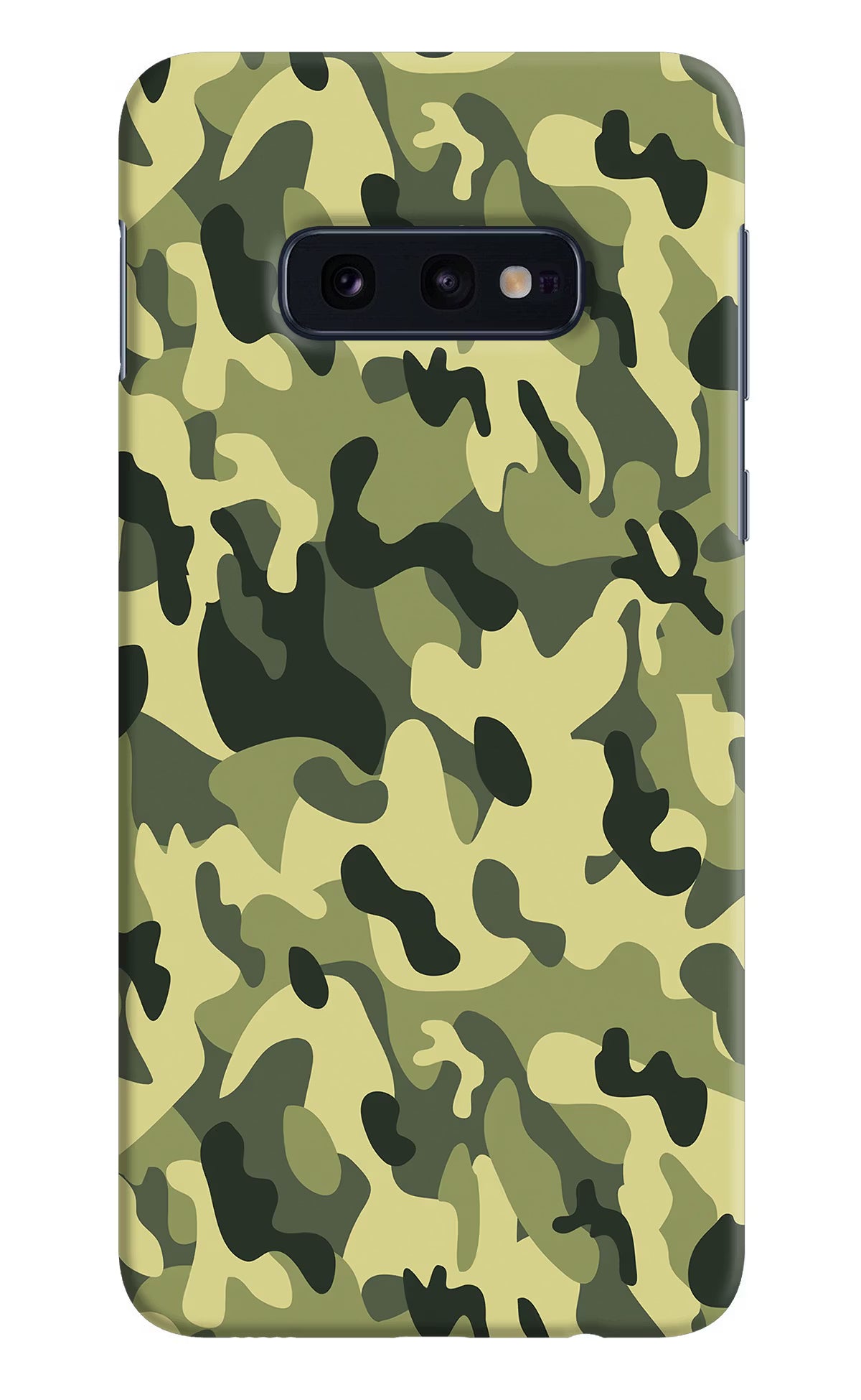 Camouflage Samsung S10E Hard Case Back Cover by Casekaro