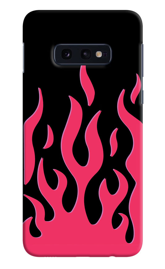 Fire Flames Samsung S10E Hard Case Back Cover by Casekaro