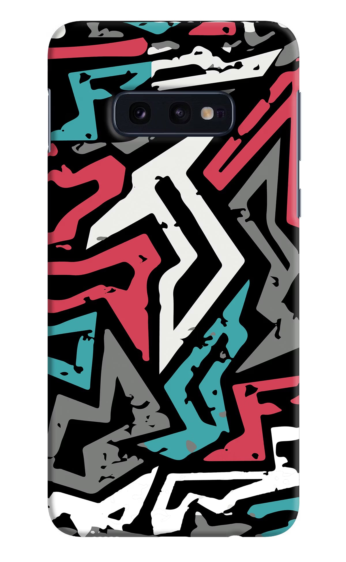 Geometric Graffiti Samsung S10E Hard Case Back Cover by Casekaro