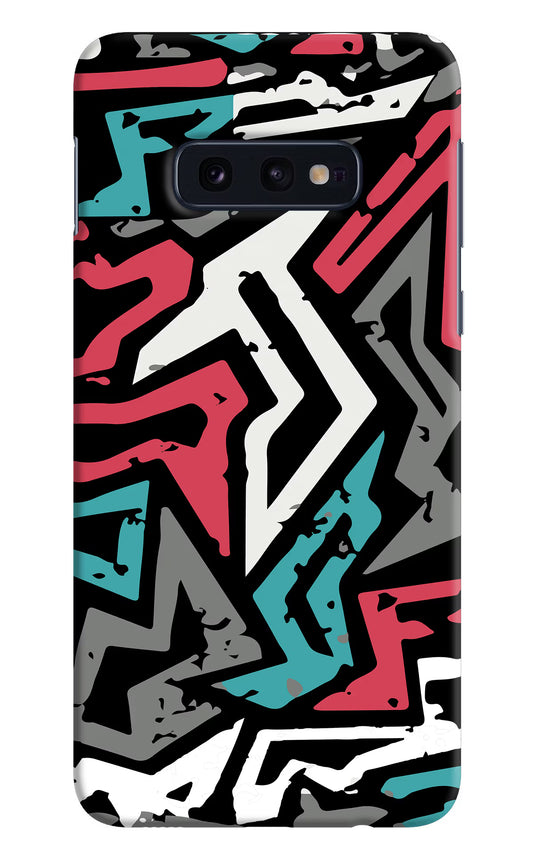 Geometric Graffiti Samsung S10E Hard Case Back Cover by Casekaro