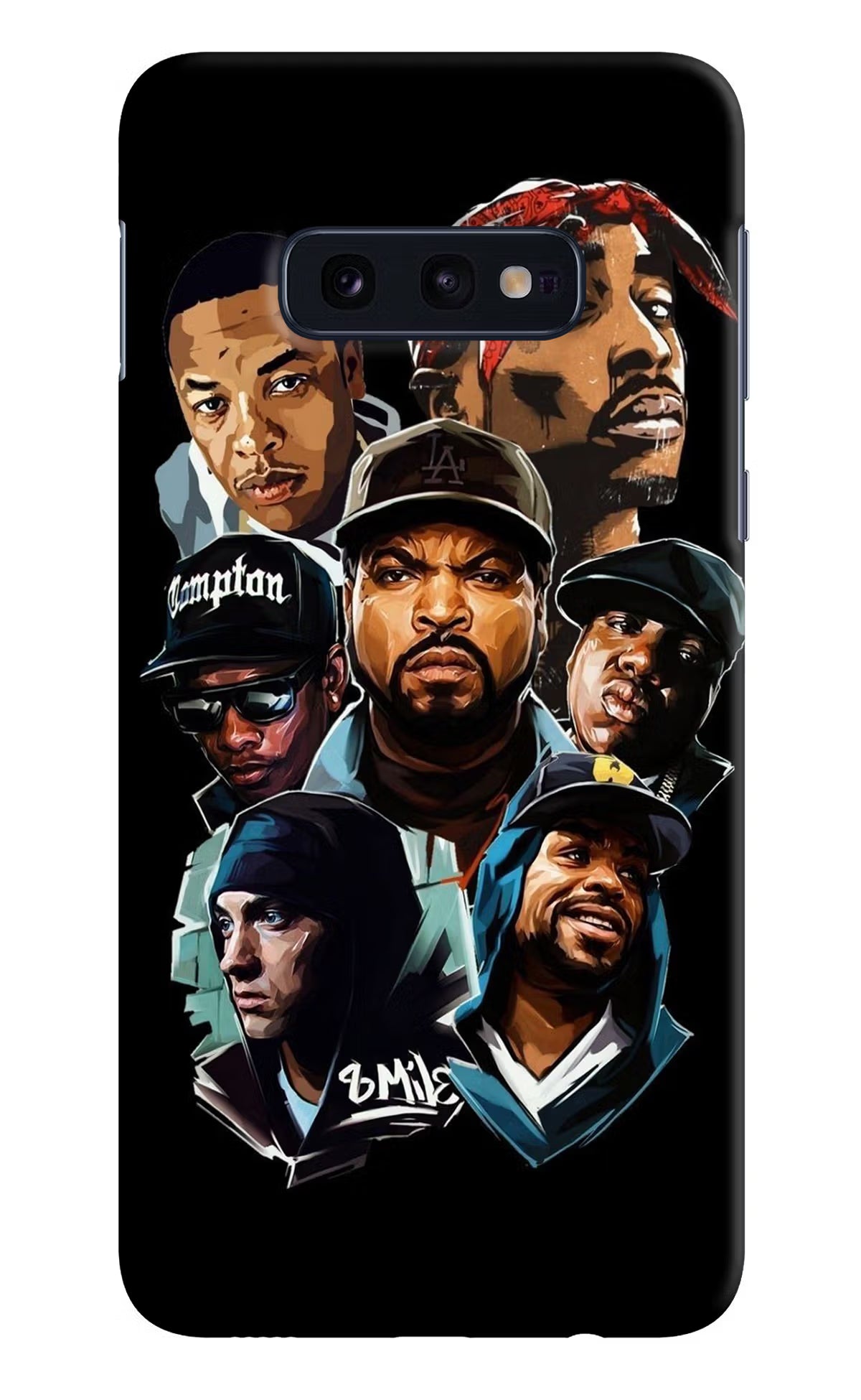 Rappers Samsung S10E Hard Case Back Cover by Casekaro