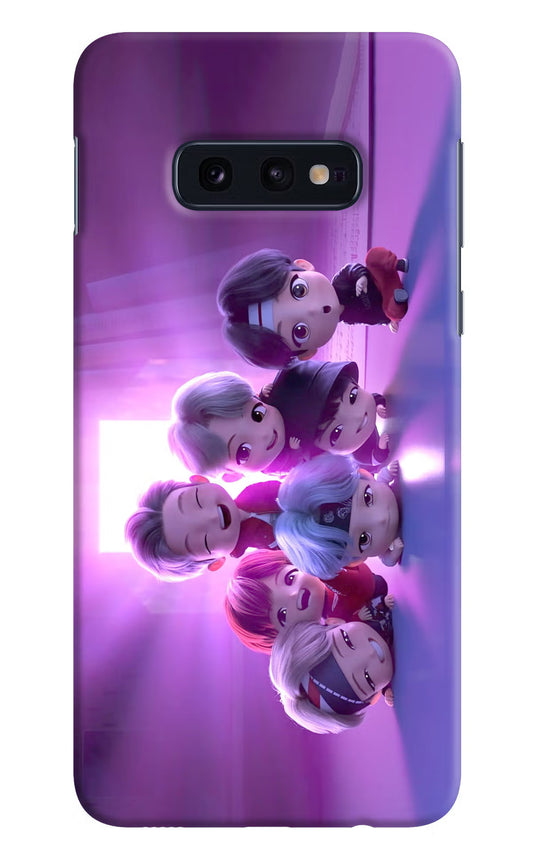 BTS Chibi Samsung S10E Hard Case Back Cover by Casekaro