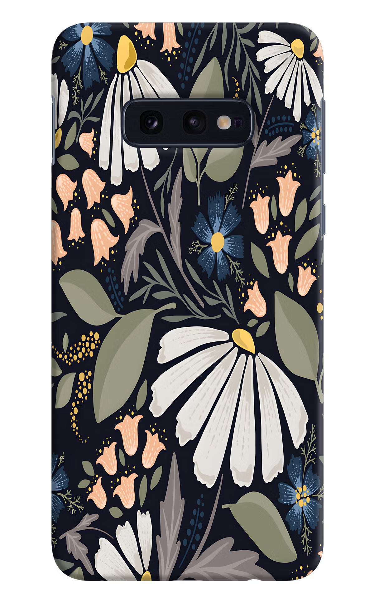 Flowers Art Samsung S10E Hard Case Back Cover by Casekaro