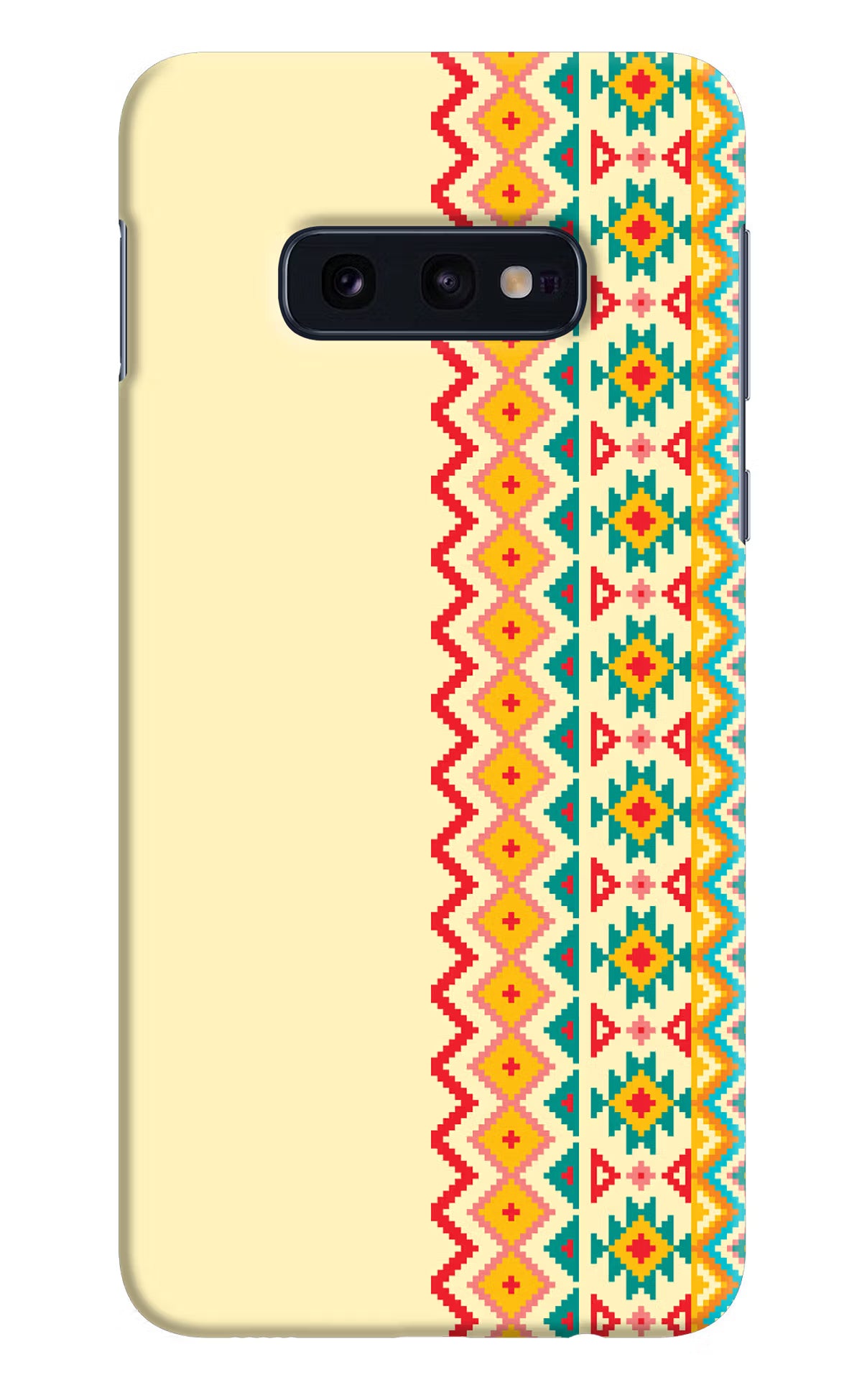 Ethnic Seamless Samsung S10E Hard Case Back Cover by Casekaro