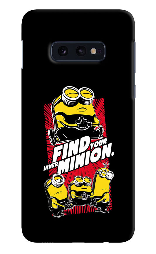 Find your inner Minion Samsung S10E Hard Case Back Cover by Casekaro