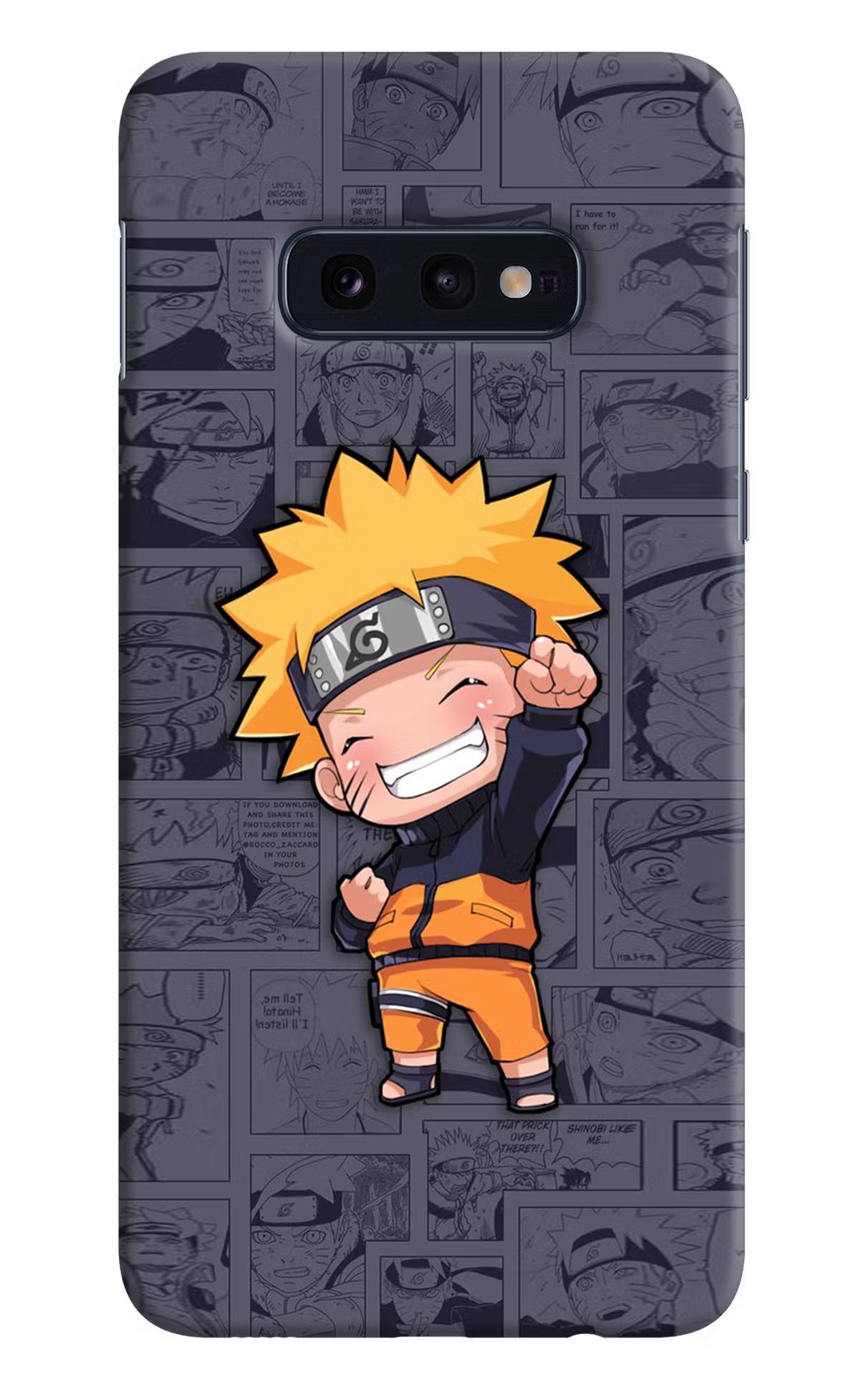 Chota Naruto Samsung S10E Hard Case Back Cover by Casekaro