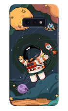 Cartoon Astronaut Samsung S10E Hard Case Back Cover by Casekaro