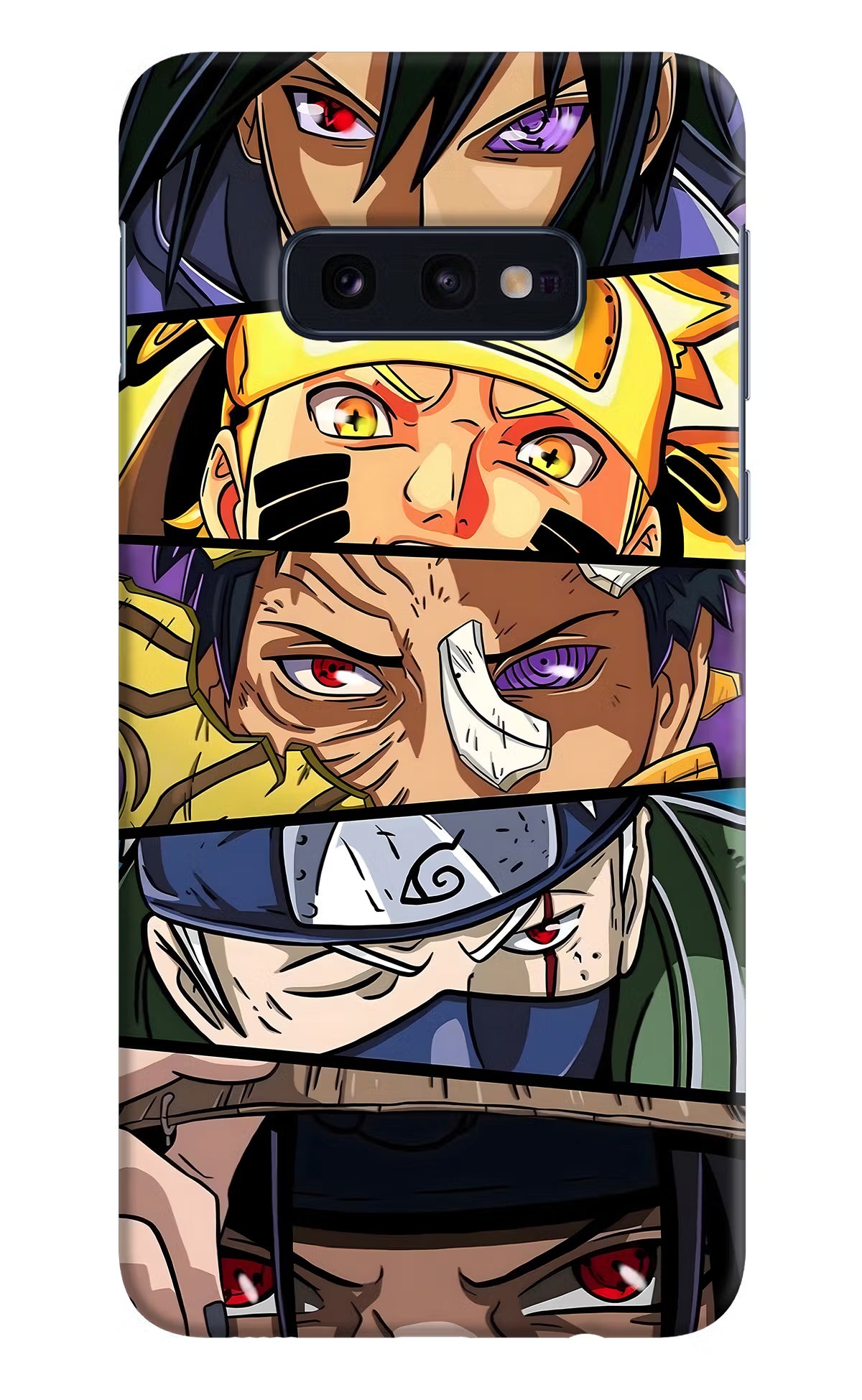 Naruto Character Samsung S10E Hard Case Back Cover by Casekaro