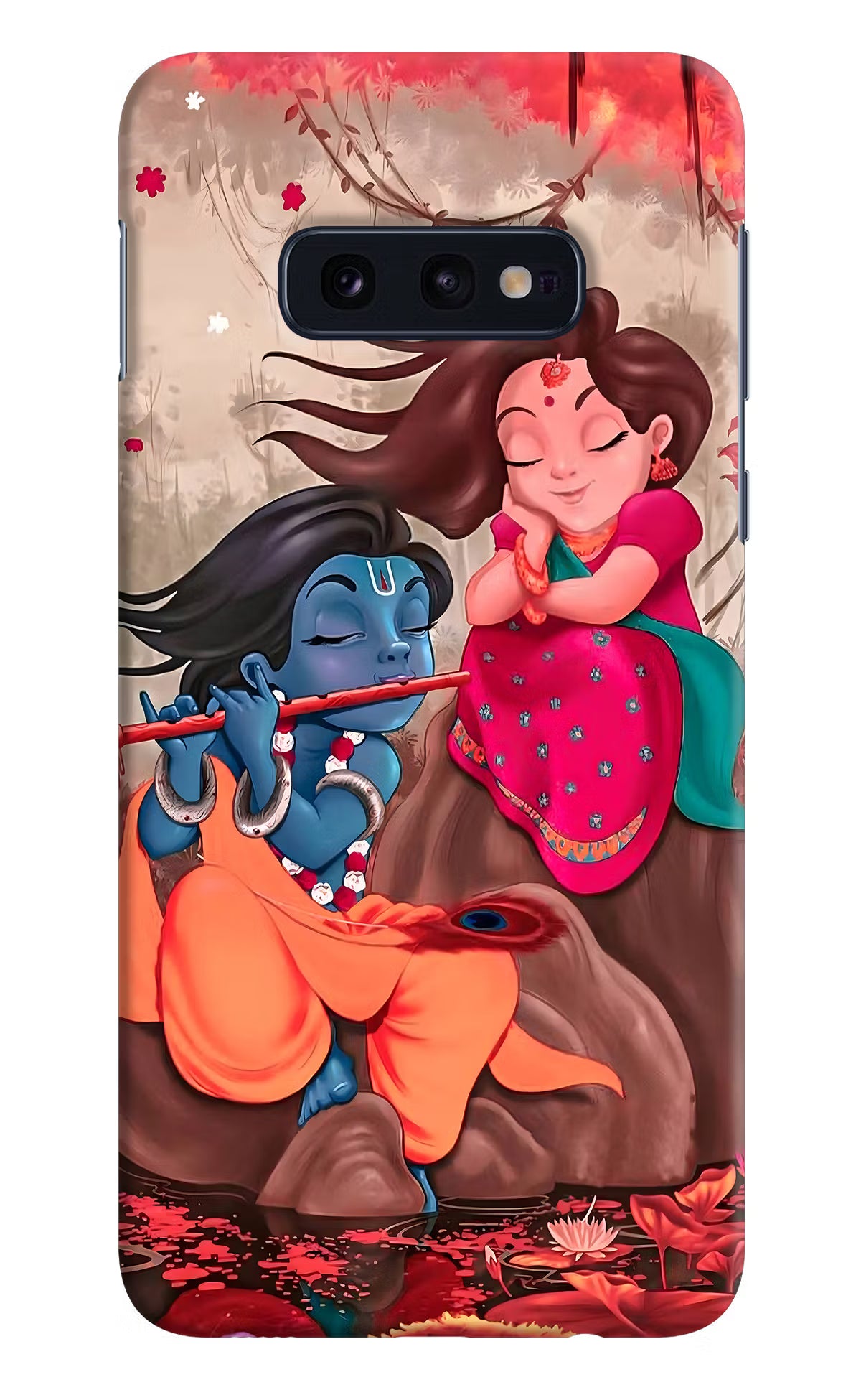 Radhe Krishna Samsung S10E Hard Case Back Cover by Casekaro