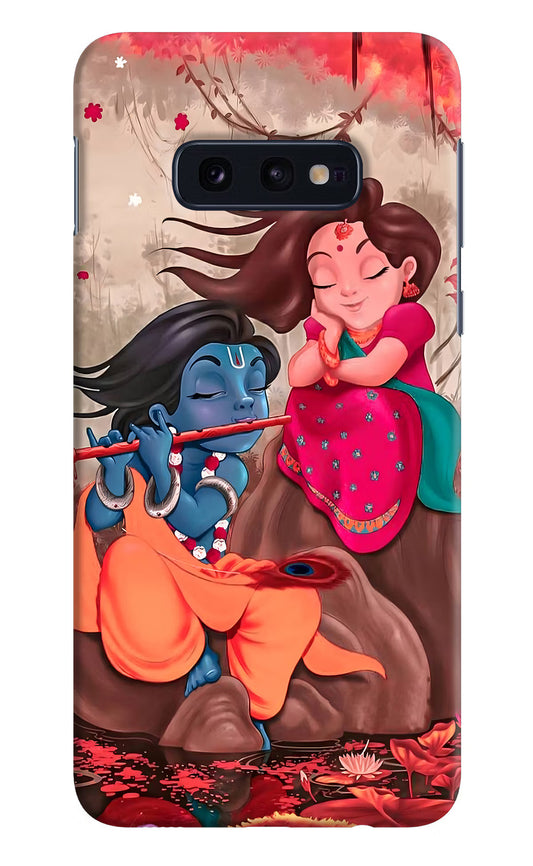 Radhe Krishna Samsung S10E Hard Case Back Cover by Casekaro