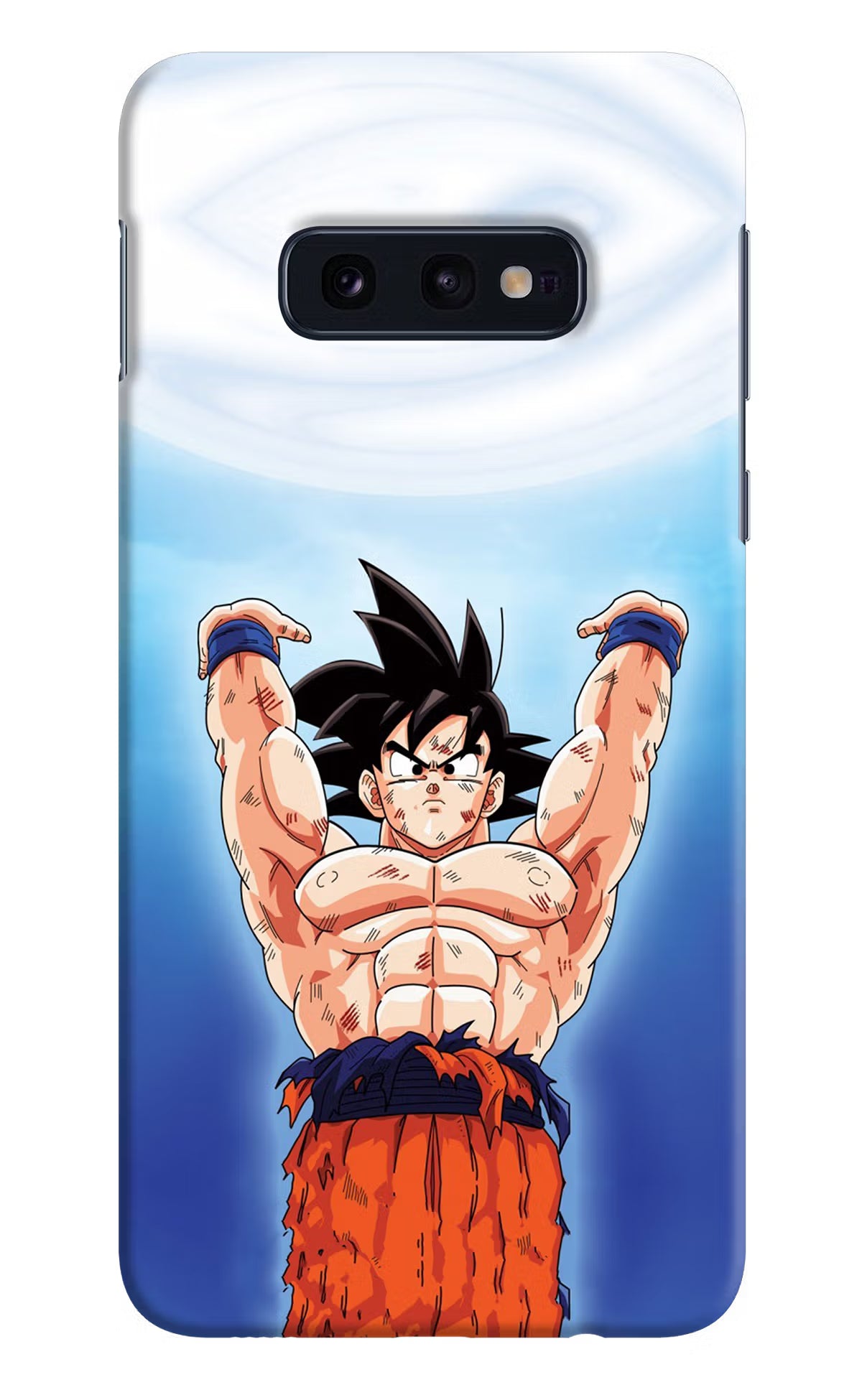 Goku Power Samsung S10E Hard Case Back Cover by Casekaro