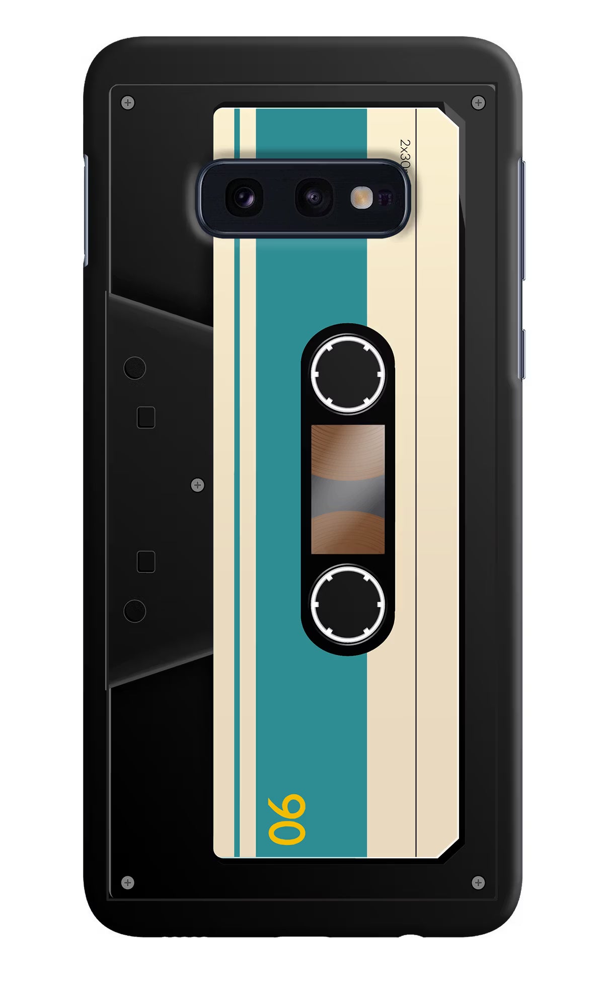 Cassette Samsung S10E Hard Case Back Cover by Casekaro