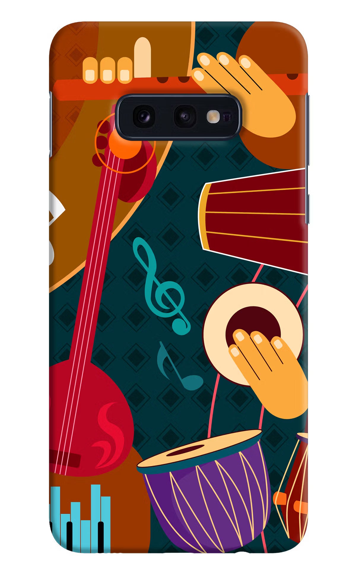 Music Instrument Samsung S10E Hard Case Back Cover by Casekaro