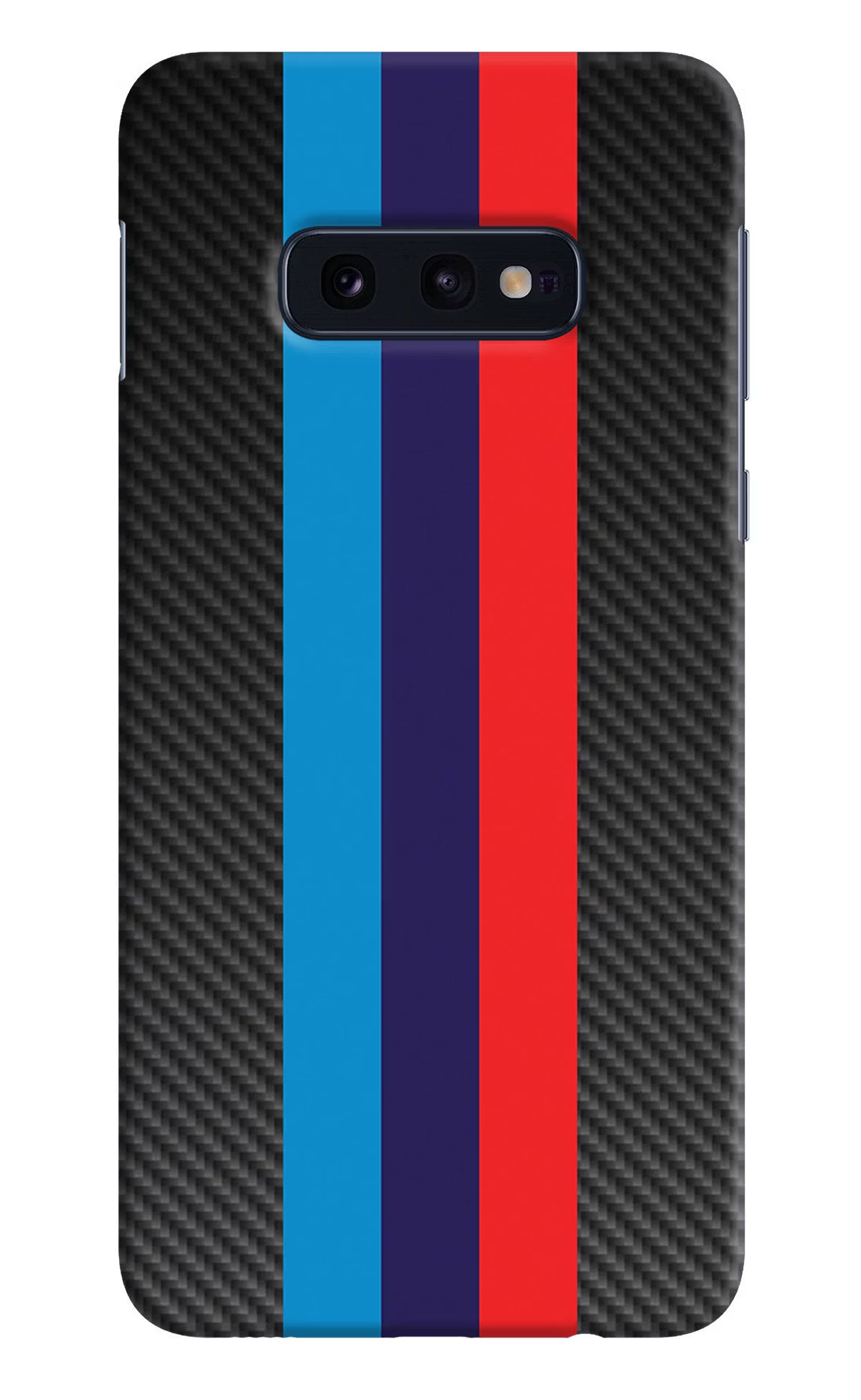 BMW Stripes Pattern Samsung S10E Hard Case Back Cover by Casekaro
