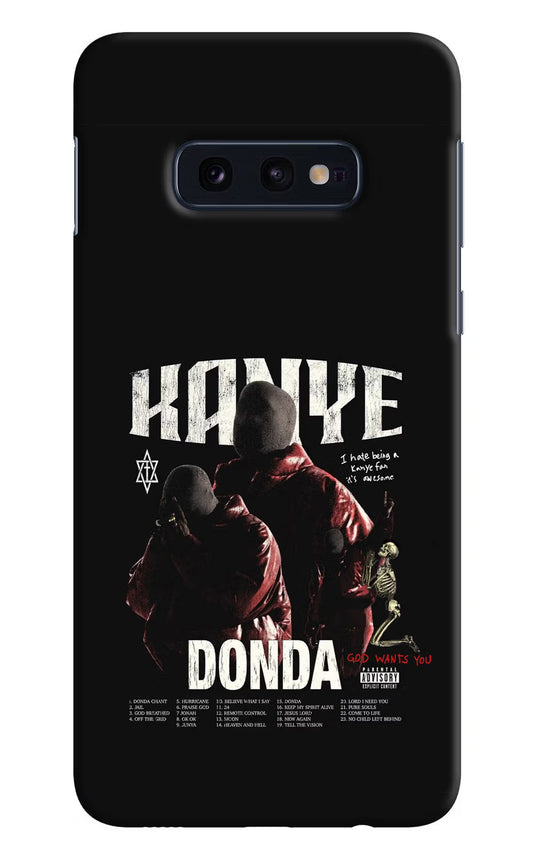 Donda Kanye West Samsung S10E Hard Case Back Cover by Casekaro