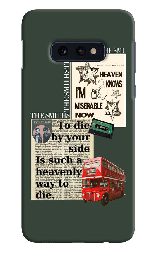The Smiths Samsung S10E Hard Case Back Cover by Casekaro