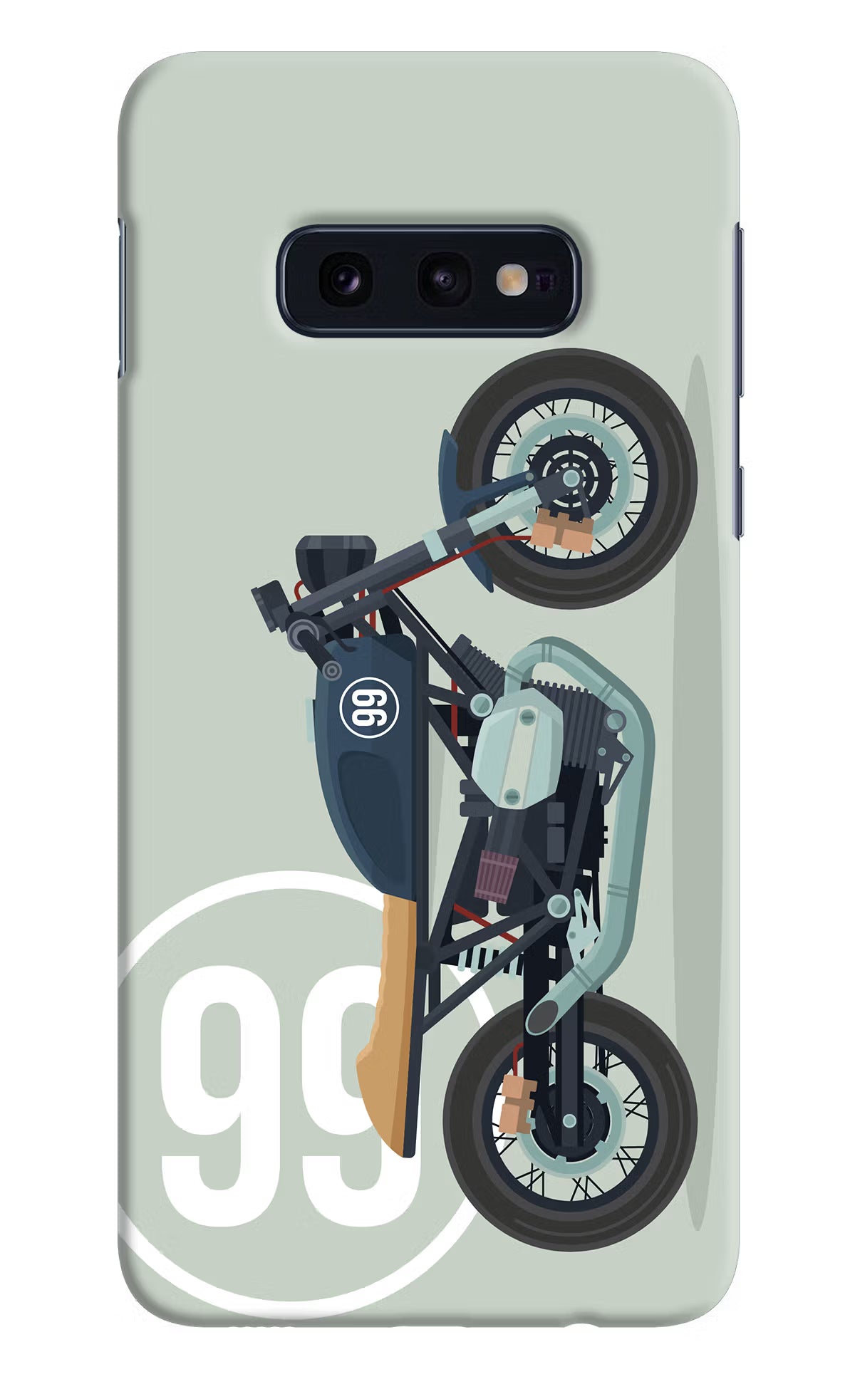 Classic Cafe Racer 99 Samsung S10E Hard Case Back Cover by Casekaro