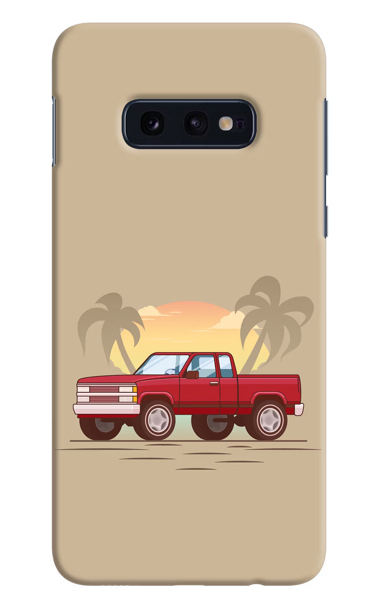 Desert Classic Drive Samsung S10E Hard Case Back Cover by Casekaro