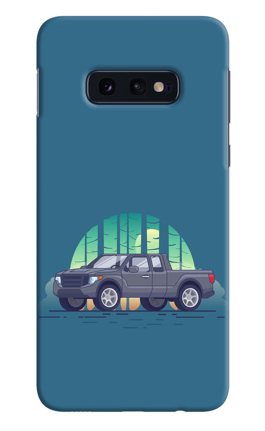 Retro Garage Vibe Samsung S10E Hard Case Back Cover by Casekaro