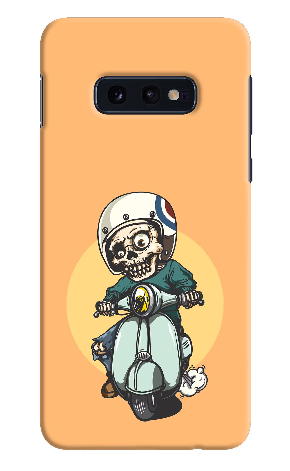 Undead Biker Samsung S10E Hard Case Back Cover by Casekaro