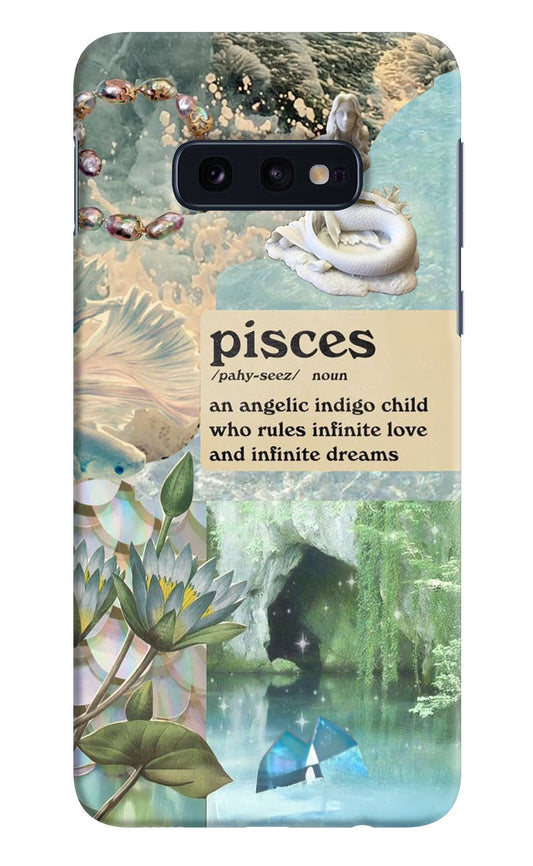 Pisces Zodiac Samsung S10E Hard Case Back Cover by Casekaro