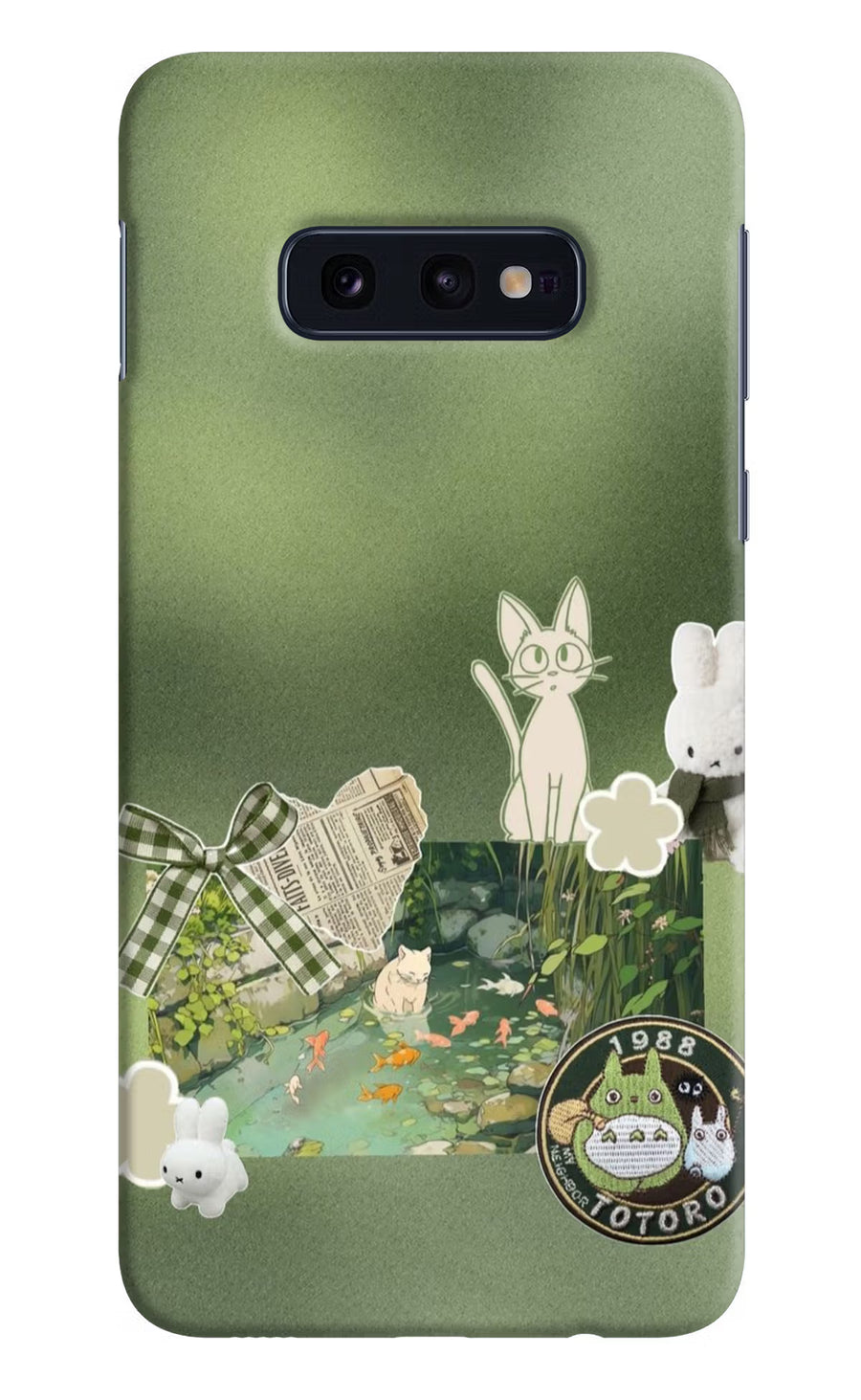 Aesthetic anime Samsung S10E Back Cover, Hard case