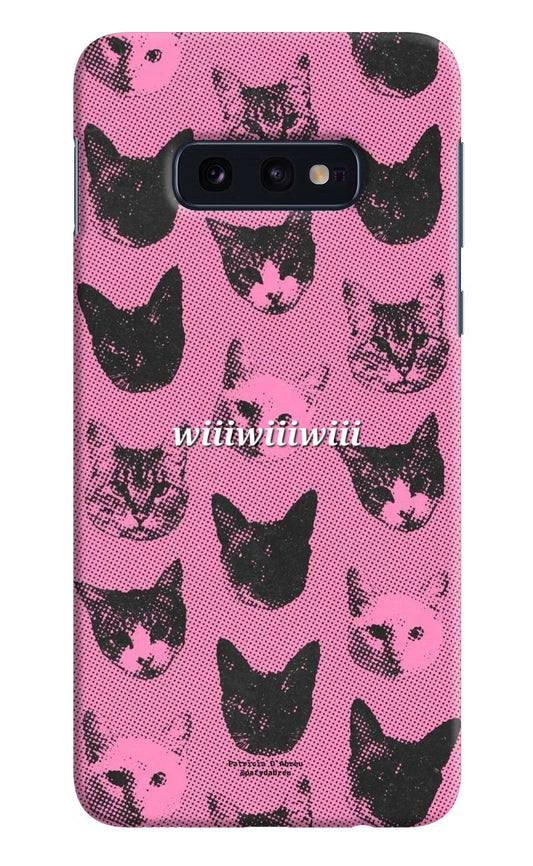 Pink Cats Samsung S10E Back Cover