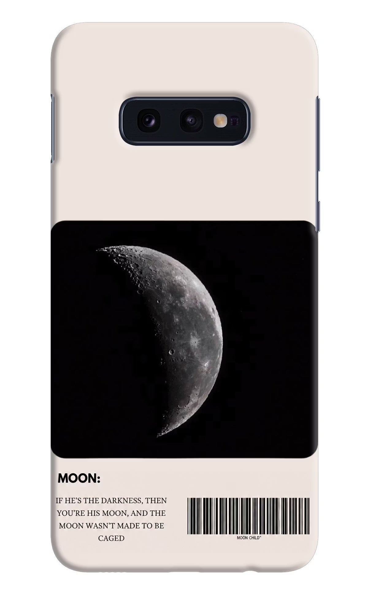 Moon Phase Samsung S10E Hard Case Back Cover by Casekaro