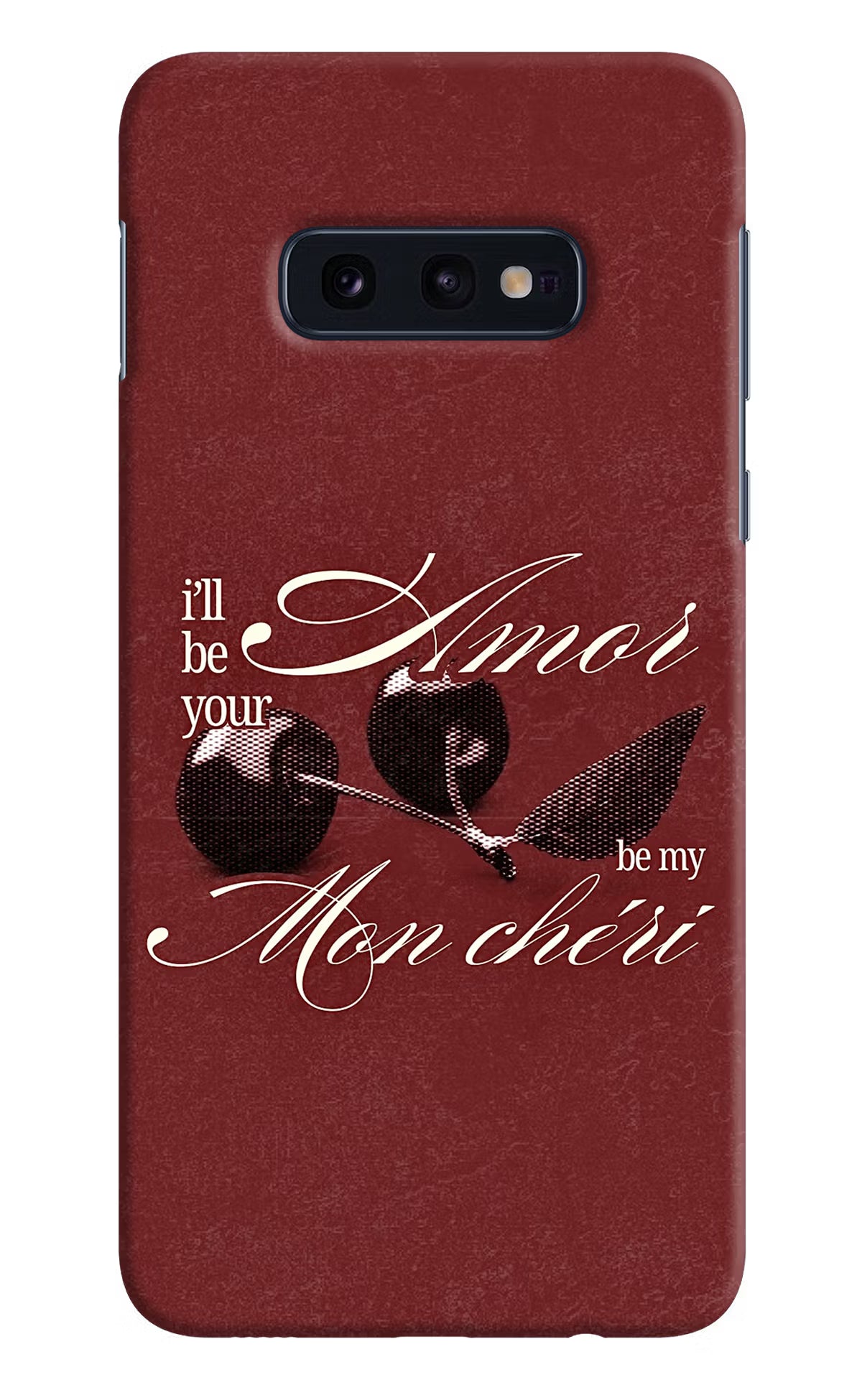 Velvet Cherry Samsung S10E Back Cover