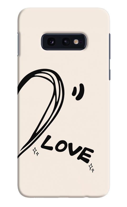 Soul Line Samsung S10E Hard Case Back Cover by Casekaro