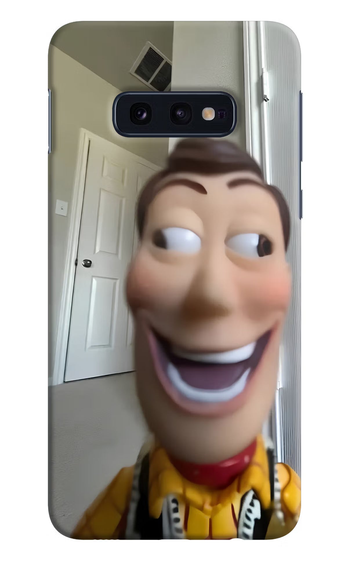 Side Eye Woody Samsung S10E Back Cover
