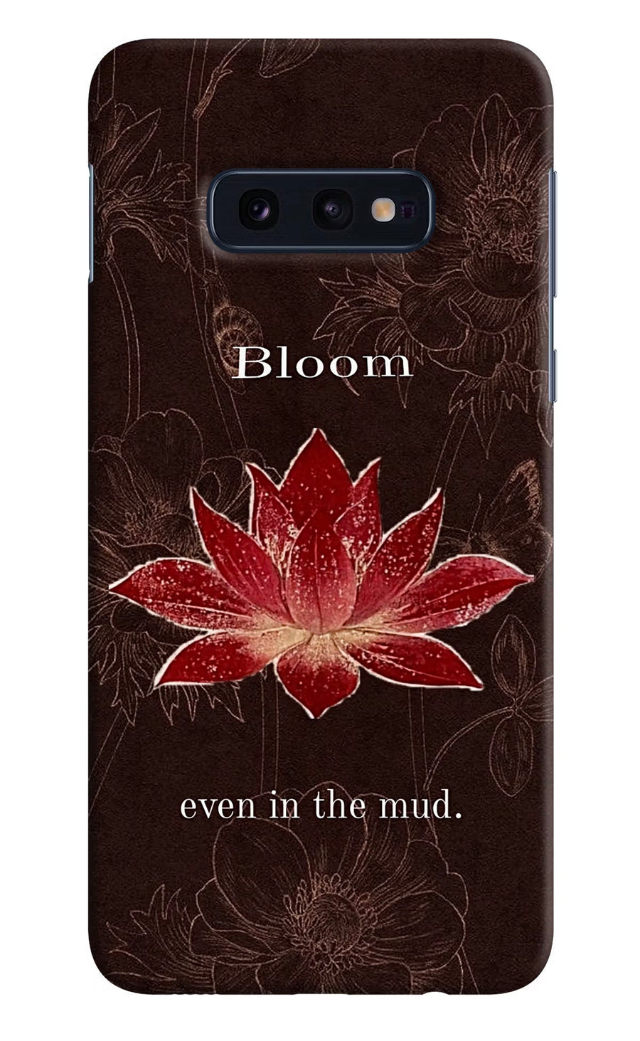 Bloom Samsung S10E Back Cover, Hard case