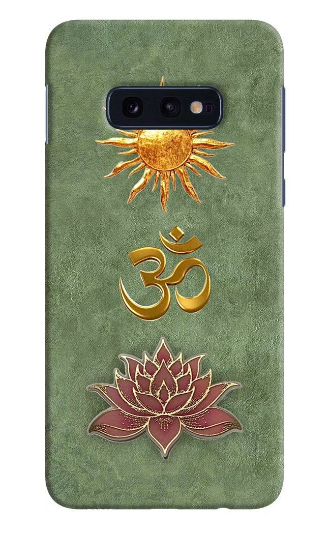 Om & Lotus Samsung S10E Back Cover