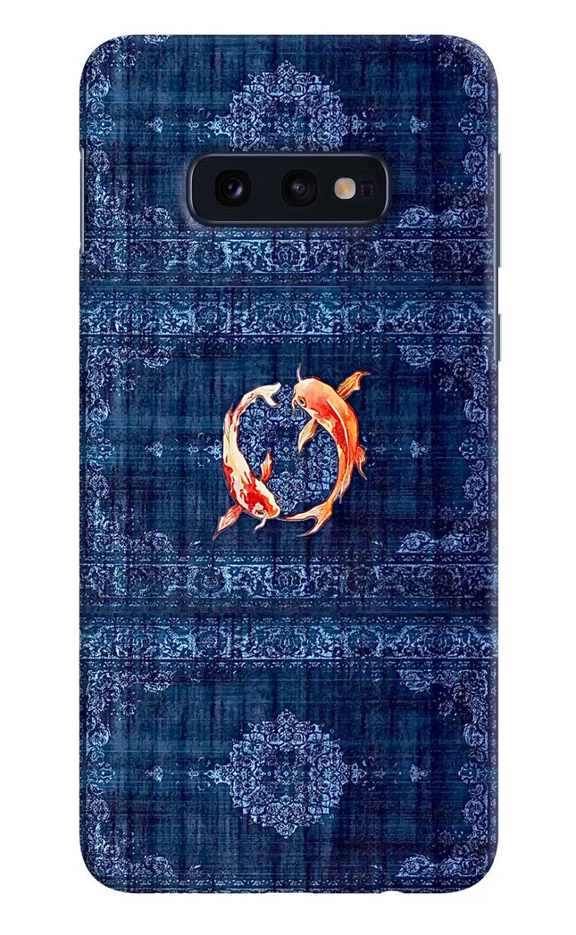 Koi Blue Samsung S10E Hard Case Back Cover by Casekaro