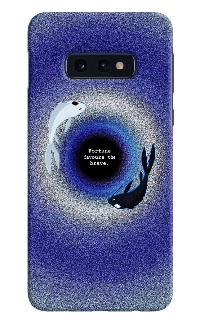 Dark Koi Samsung S10E Hard Case Back Cover by Casekaro
