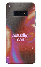 Pink Aura Samsung S10E Hard Case Back Cover by Casekaro