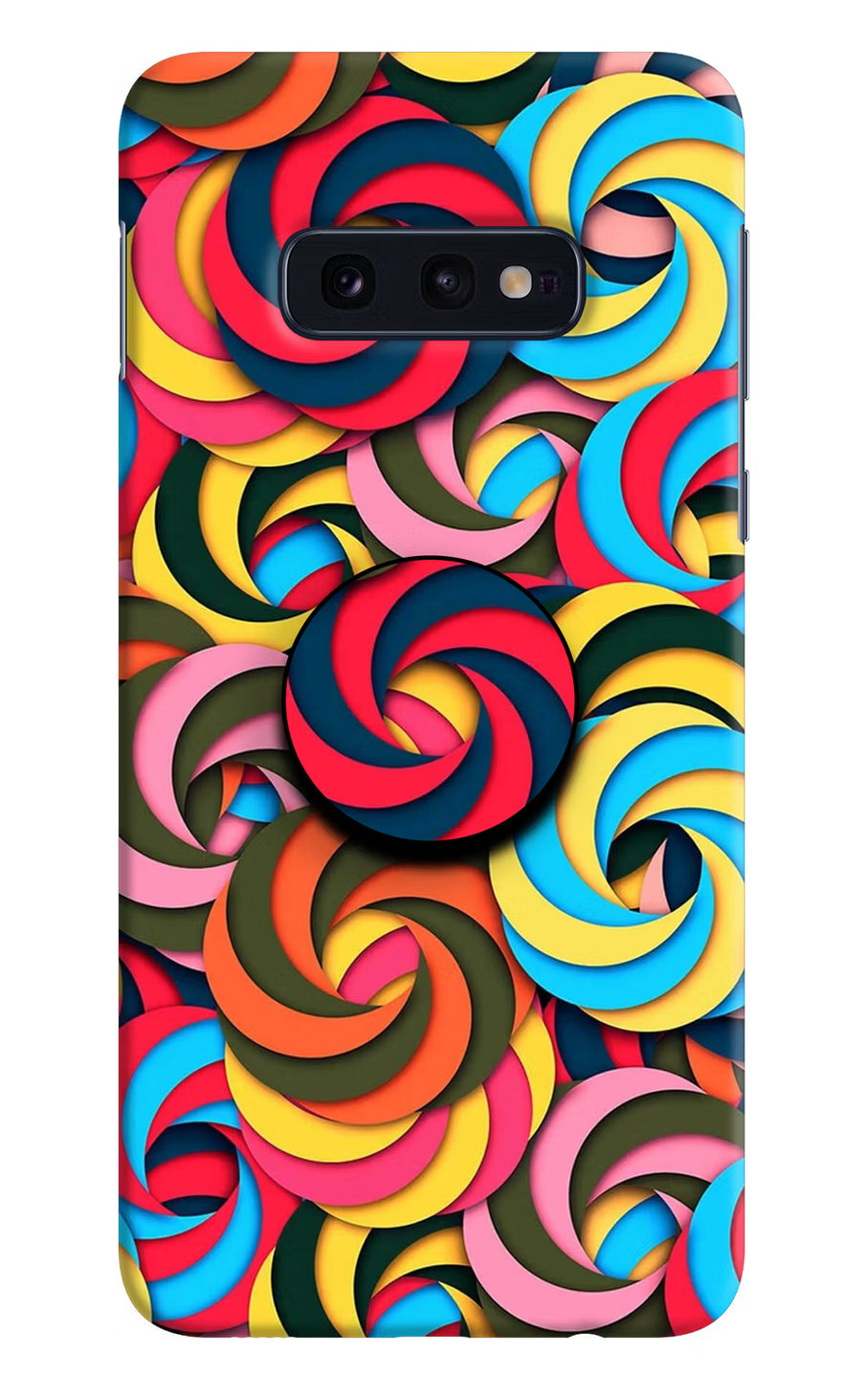 Spiral Pattern Samsung S10E Pop Case, Hard case