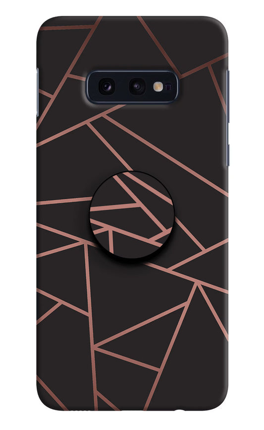 Geometric Pattern Samsung S10E Pop Case by Casekaro