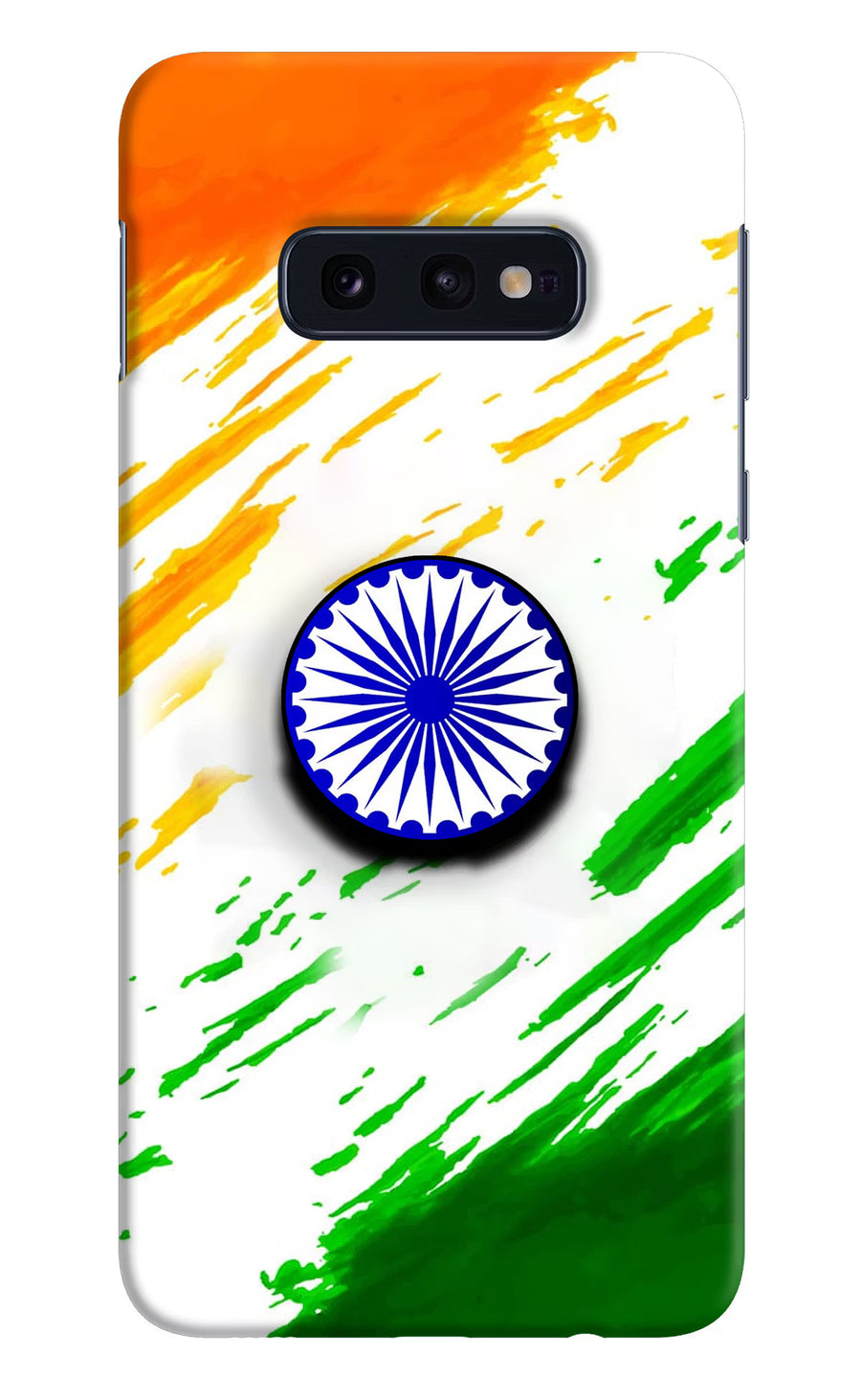 Indian Flag Ashoka Chakra Samsung S10E Pop Case, Hard case