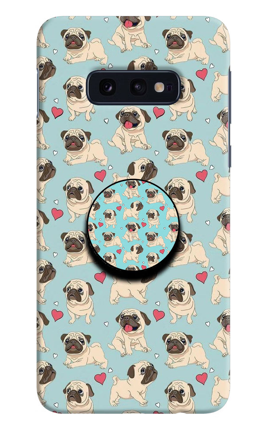 Pug Dog Samsung S10E Pop Case, Hard case