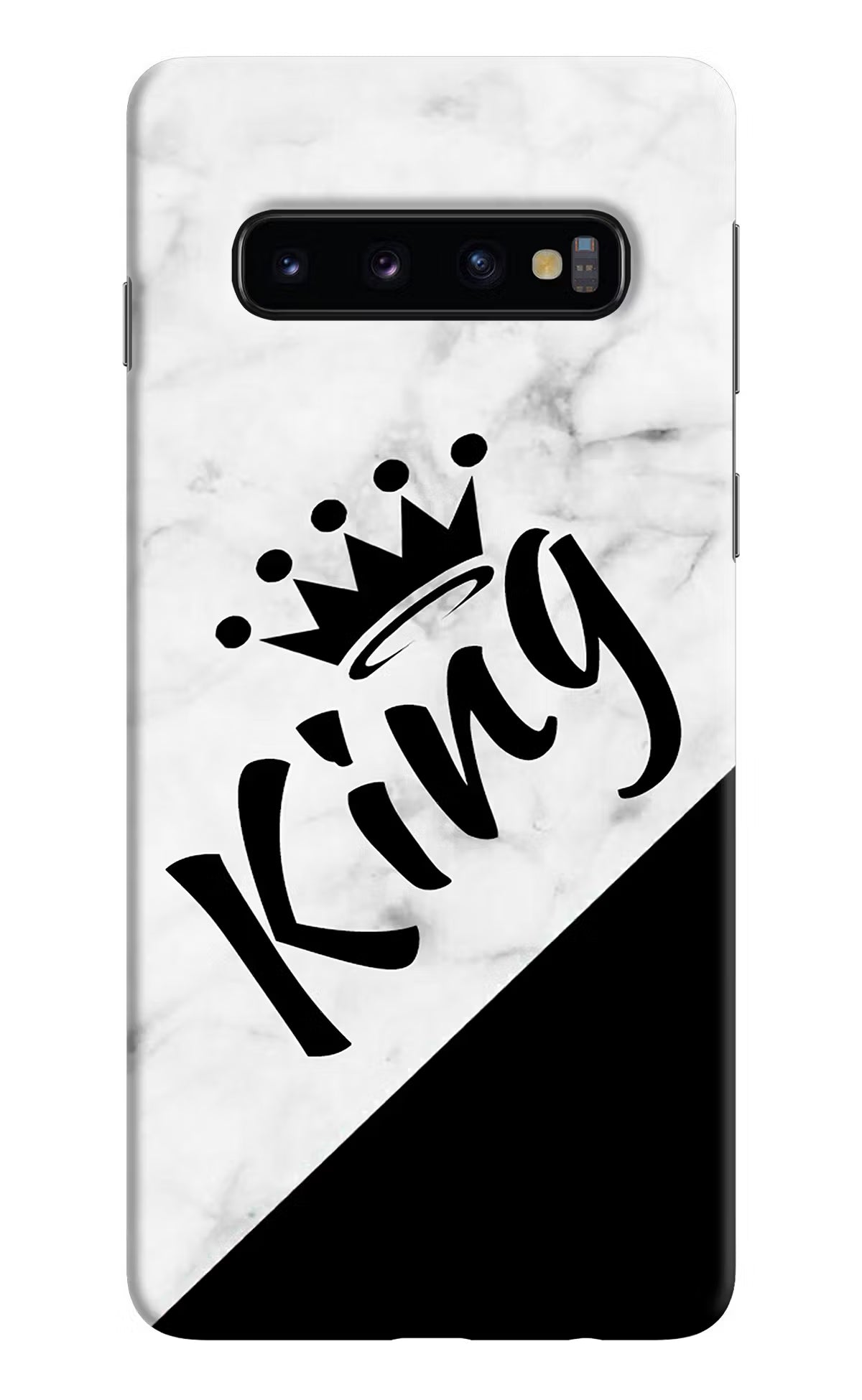 King Samsung S10 Hard Case Back Cover by Casekaro