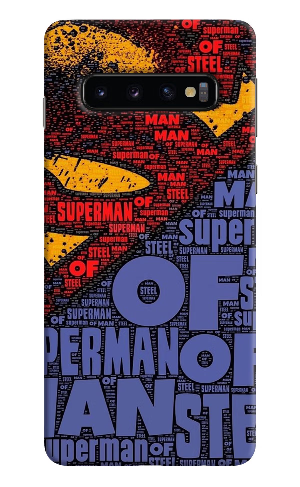Superman Samsung S10 Hard Case Back Cover by Casekaro